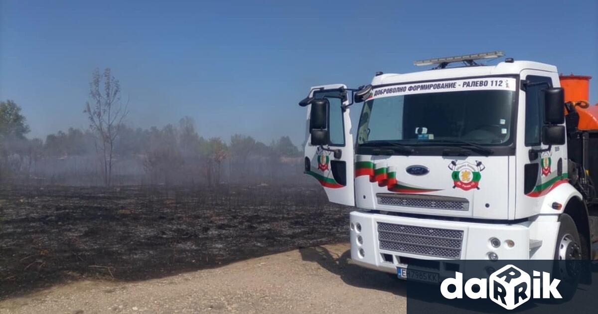 Доброволното формирование при Община Плевен се включи с техника в