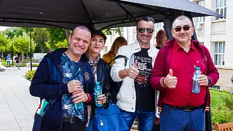 По покана на ректора проф. д-р Добромир Димитров студентската и академичната общност съпреживяха емоциите от достойната игра на българските „лъвове“ по волейбол!