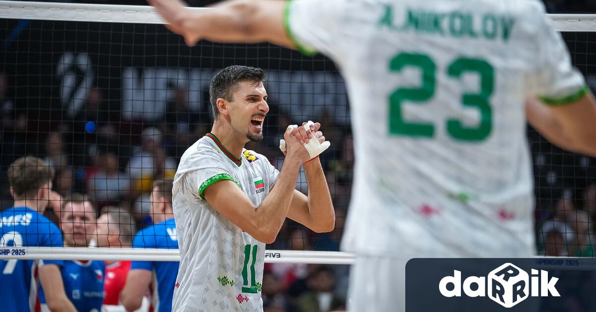 Капитанът на националния отбор по волейбол Алекс Грозданов оглави класацията
