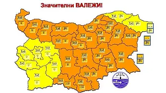 Оранжев код за опасност от големи количества дъжд обявиха за Плевенска област метеоролозите