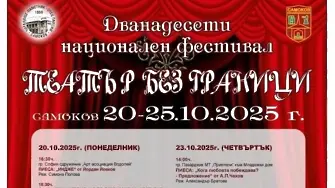 Театрален състав „Рицар на смеха“ ще представи НЧ „Георги Парцалев – 1901“ гр. Левски на 12-я национален фестивал „Театър без граници“