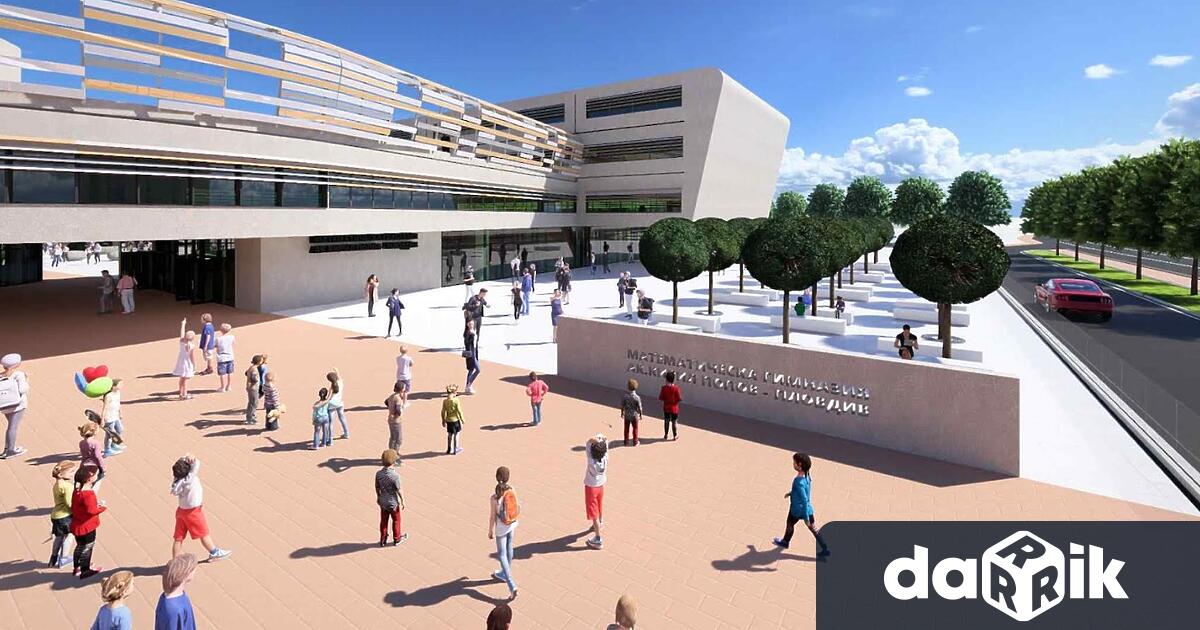 Иновативна и съвременна сграда с два основни учебни корпуса административен