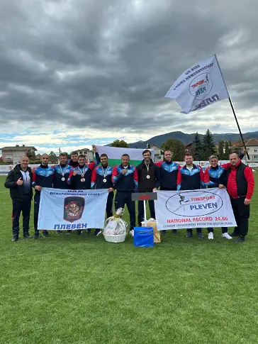  Спортни триумфи на чиновници от РДПБЗН - Плевен в надпреварите по пожароприложен спорт 