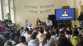 Кинозвезда в Мездра: Александра Лашкова отново в своето училище