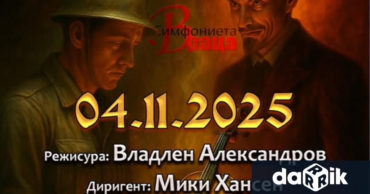 Театрално музикален спектакъл предстои във Враца на 4 ноември Премиерата е от