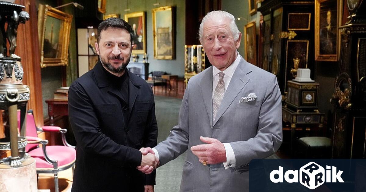 Украинският президент Зеленски ев Уиндзор за да се срещне с