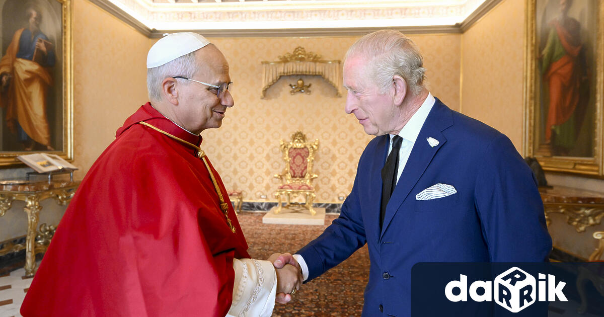 Британският крал Чарлз III и папа Лъв IV се помолиха