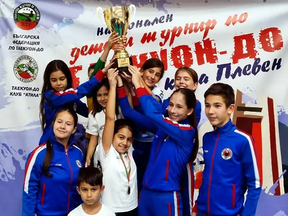 Спортен клуб „Калоян-Ладимекс“ – Перник триумфираха в осмия Национален детски турнир по таекуон-до за Купа „Плевен“