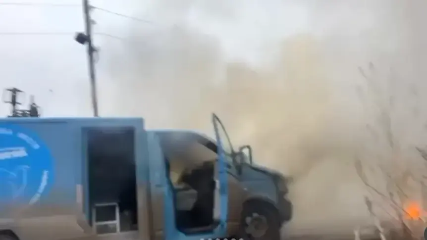 Дрон удари микробус с чуждестранни журналисти в Украйна