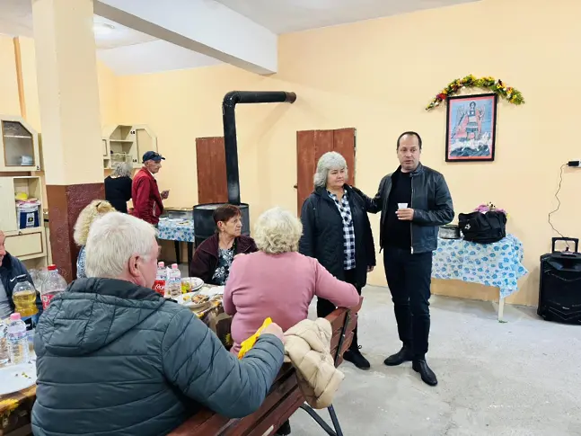 Курбан за здраве и благополучие в село Мало Пещене на Архангеловден