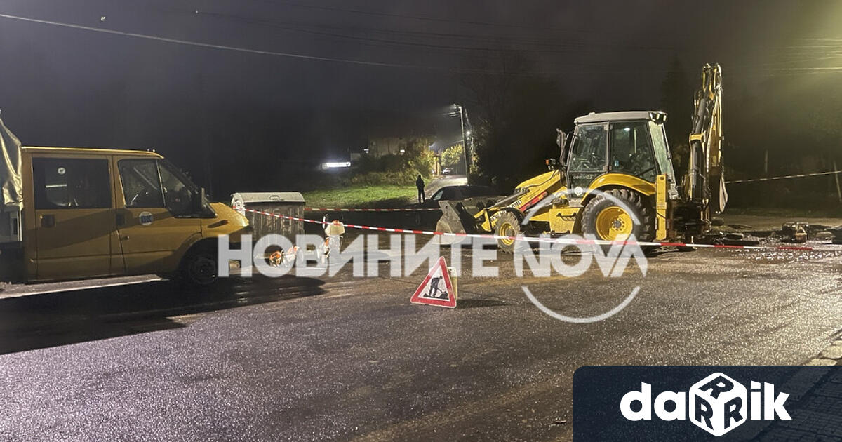 Работник е затрупан от земна маса на ВиК Инцидентът е