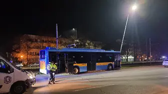 Автобус катастрофира в електрически стълб на столичен булевард
