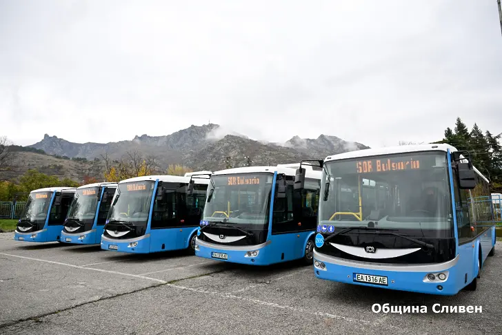 Доставиха нови електрически превозни средства в Сливен