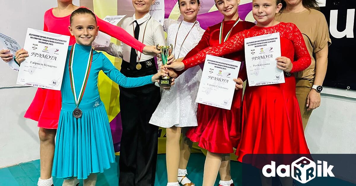 Клуб по спортни танци Туида Сливен се класира на първо място
