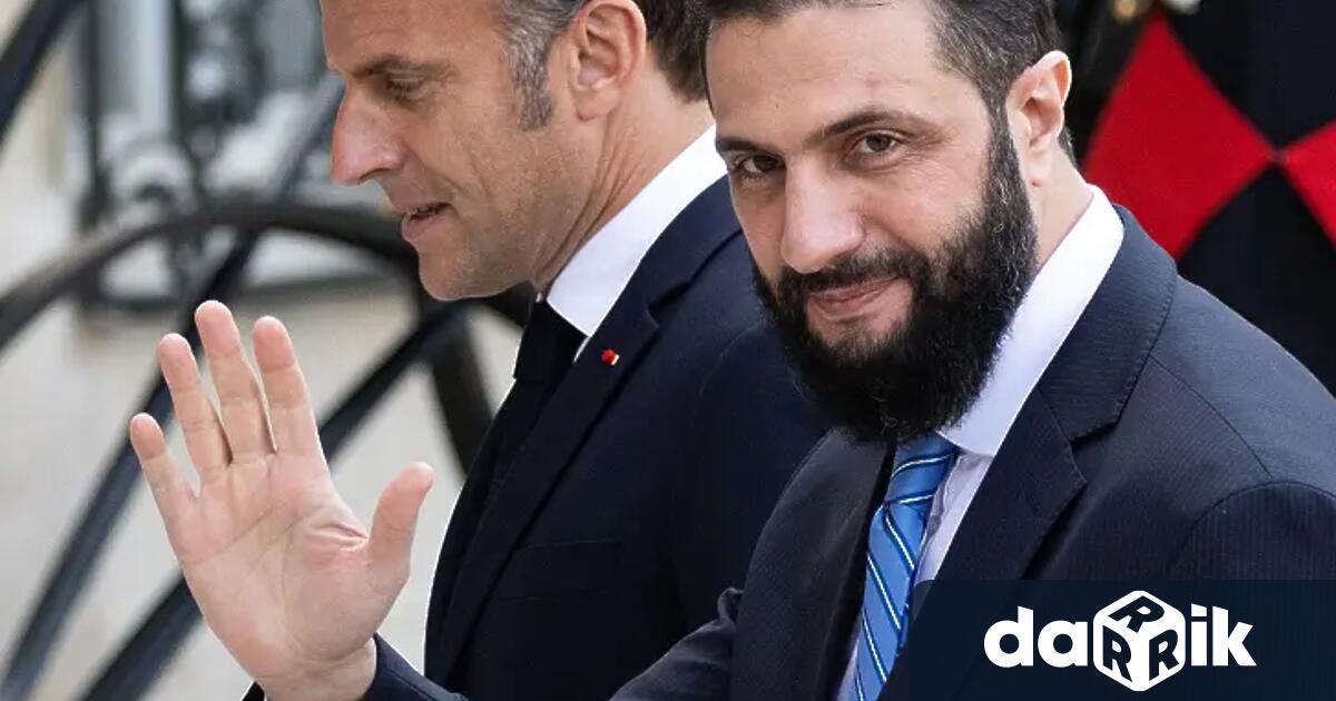 Доналд Тръмп посреща временният президент на Сирия Ахмед аш Шараа