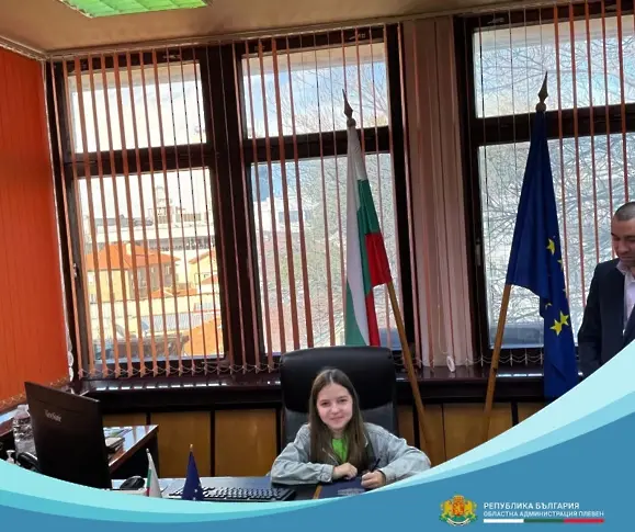 Ученици от Основно училище „Цветан Спасов“ посетиха Областна администрация – Плевен