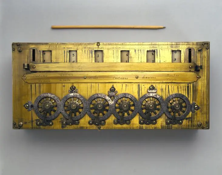 Копия на изчислителната машина на Блез Паскал и на шифровъчната "Енигма" на търг в Париж