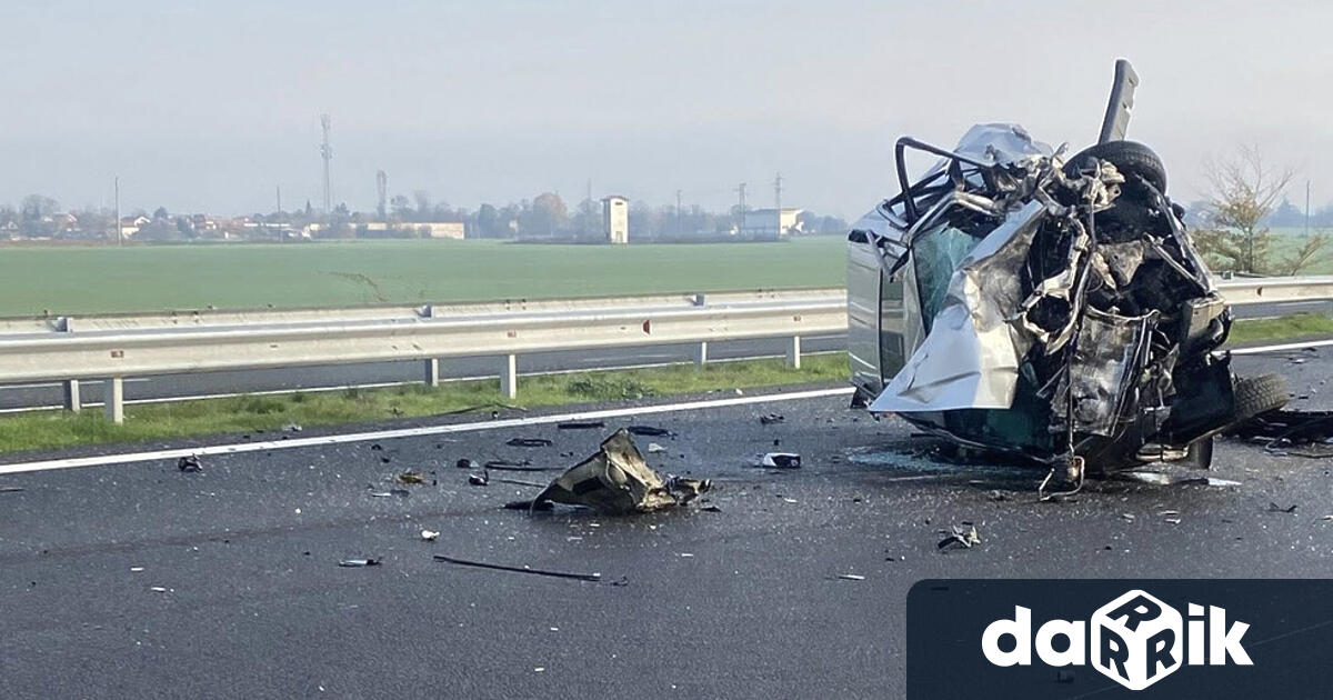 Тежка катастрофа на АМ Тракия близо до разклона за Стара