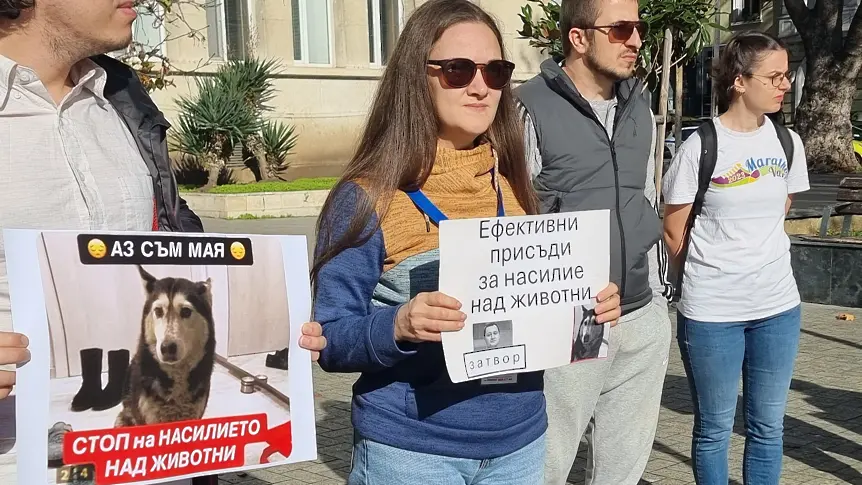 Варна се вдигна на протест след случая с прегазеното куче Мая