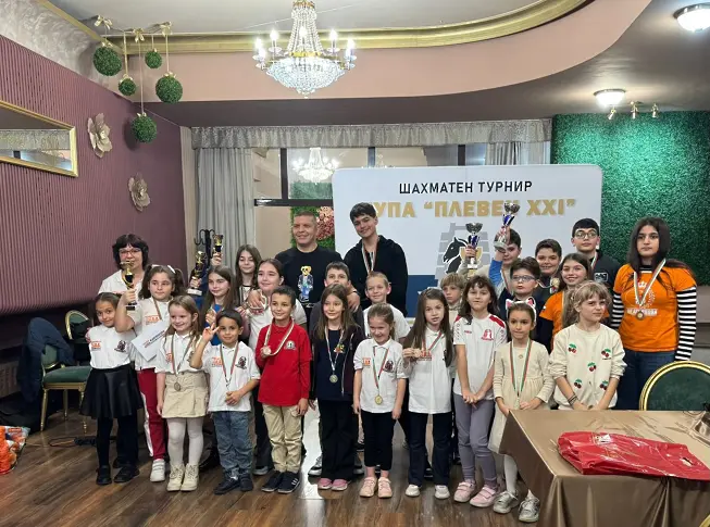 Детски шахматен турнир събра в Плевен над 90 деца от клубове в страната и чужбина