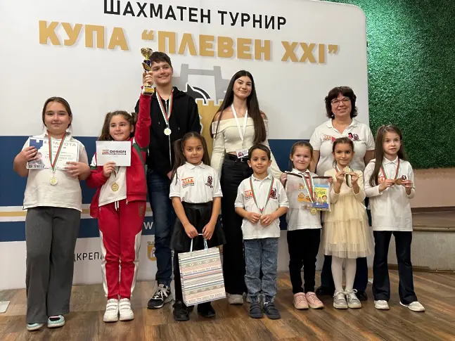  Детски шахматен шампионат събра в Плевен над 90 деца от клубове в страната и чужбина 