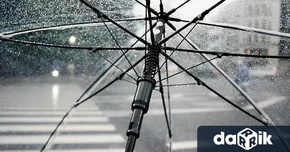 Жълт код за значителни валежи следобед и през нощта срещу