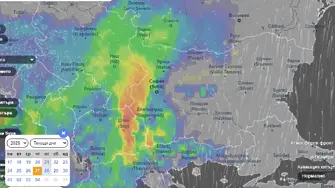 Облаци, валежи и силен южен вятър: Динамично време в последния ден преди застудяването