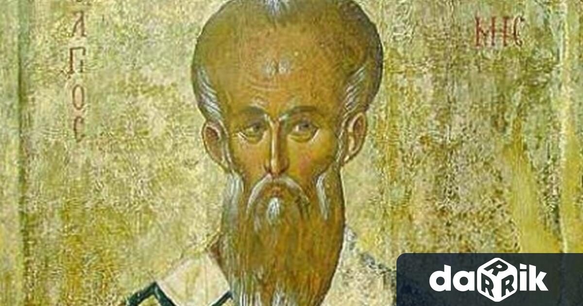 На датата 25 ти ноември почитаме Свети Климент Охридски първоучител