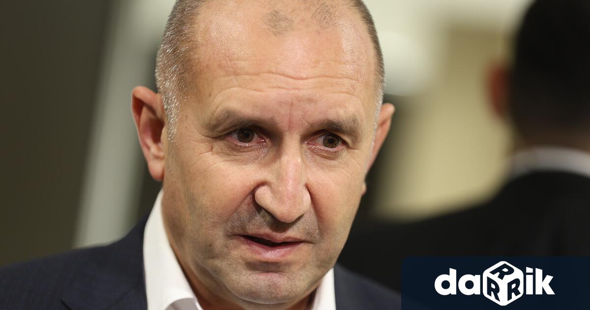 Президентът Румен Радев ще направи обръщение към българския народ в