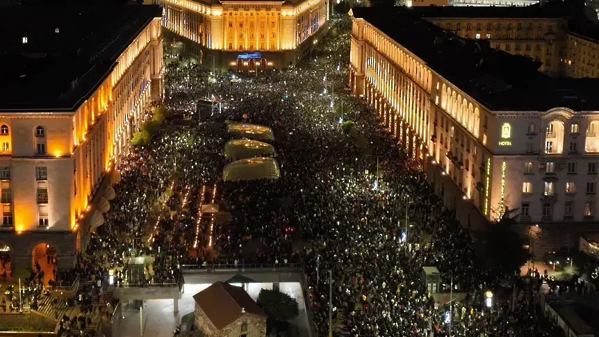 Няма сериозно пострадали след протеста в София
