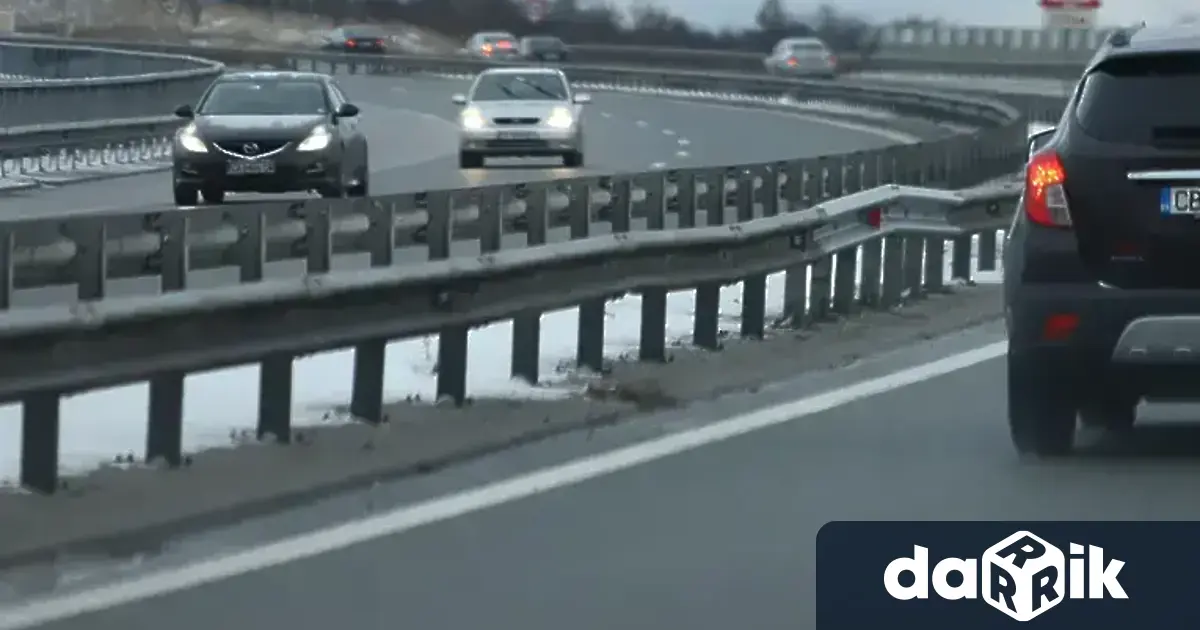 В участъка между Радиново и Цалапица на автомагистрала Тракия е