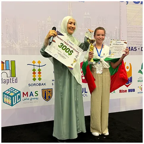 Ученичка от ППМГ- Враца стана супершампион на световно първенство по ментална аритметика в Дубай