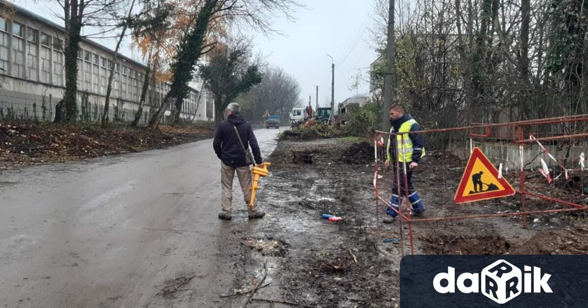Спешен аварийно текущ ремонт започна Община Плевен на ул Олимпийска в