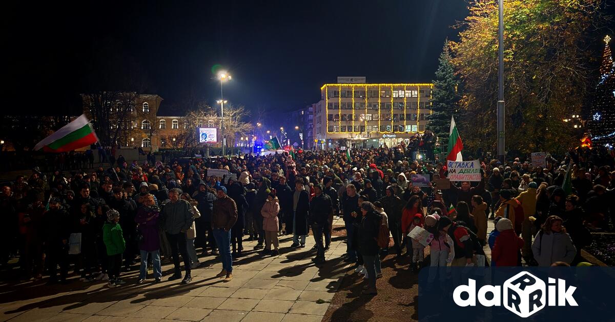 Жители на Габрово излязоха на протест срещу статуквото Полицейското присъствие