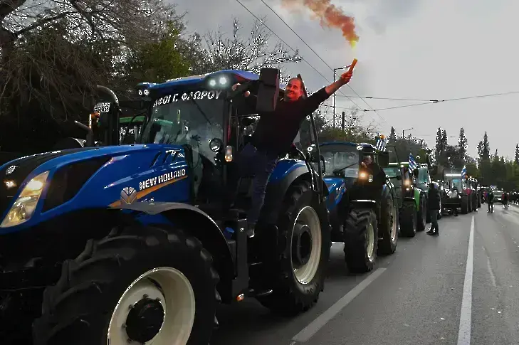 Протестът на гръцките фермери продължава