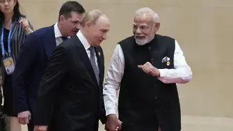 Путин на първо посещение в Индия след началото на войната