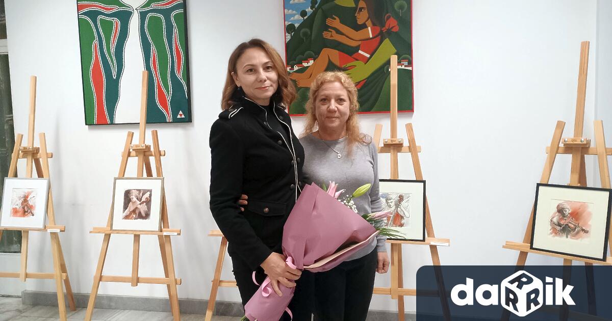 По покана на Градската художествена галерия родената в гр Мездра