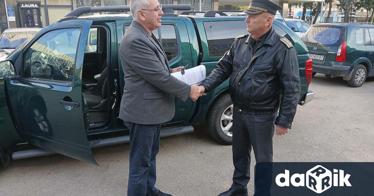 Община Видин връчи автомобил Нисан Навара на Регионалната служба Пожарна