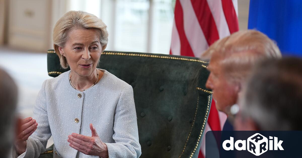 Председателят на Европейската комисияУрсула фон дер Лайен предупреди американския президент