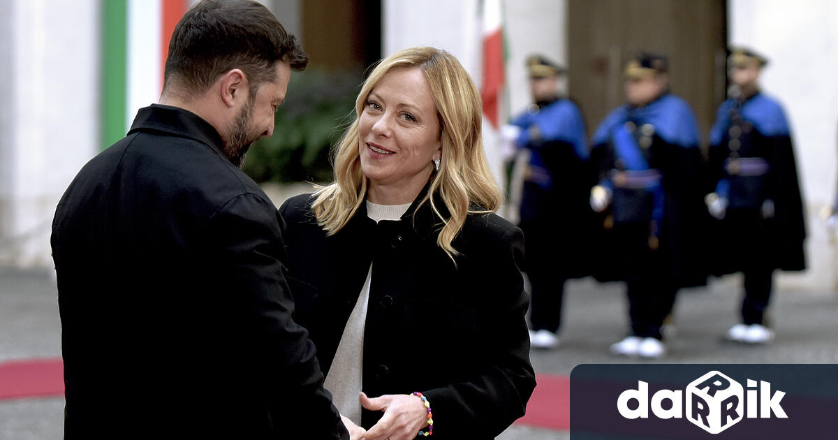 Премиерът на Италия Джорджа Мелони прие в сградата на италианския