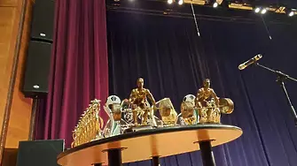 Димитър Димитров със статуетката за Спортист №1 на Сливен