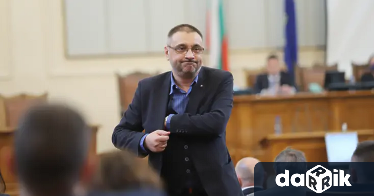 Депутатът Андрей Чорбановнапуска парламентарната група наИТН Заявлението му е внесено