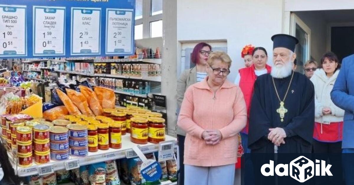 Щандове на държавните магазини за храни инициирани от Делян Пеевски