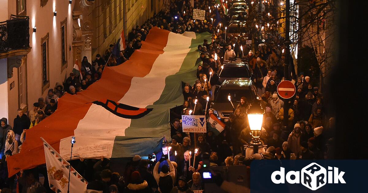 В унгарската столица се проведе масов протест срещу режима на