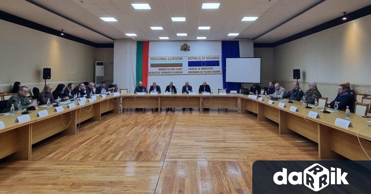 Община Плевен докладва днес пред Областния кризисен щаб за справяне