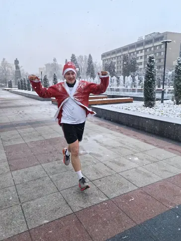 В Монтана бягаха с благотворителна кауза на Рождество