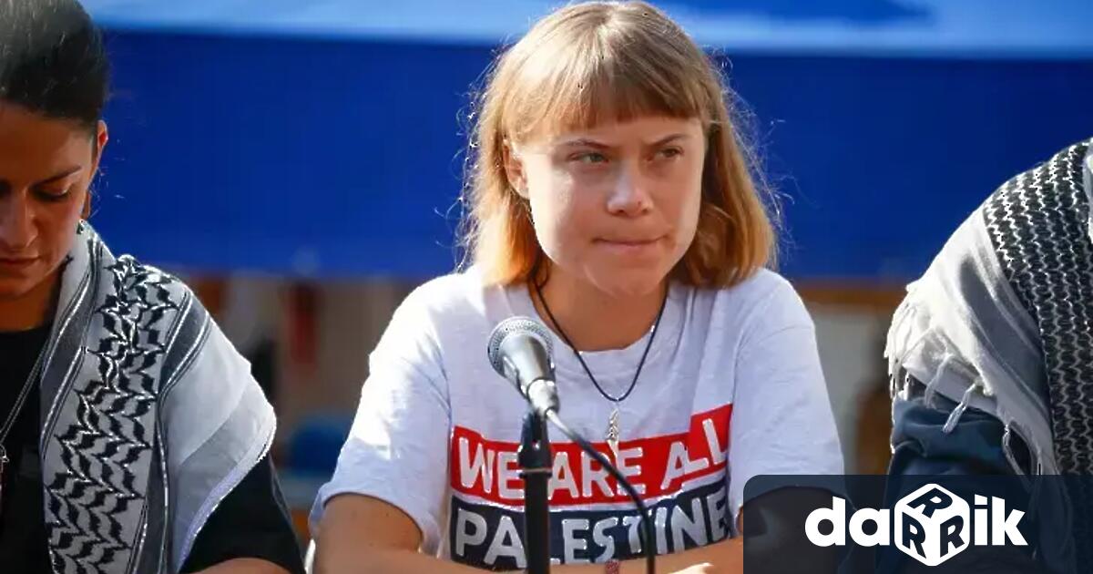 Лондонската полиция арестува шведската активистка Грета Тунберг по време на