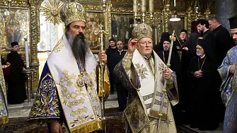 Даниил и Вартоломей с обща служба в храма „Св. Георги Победоносец“