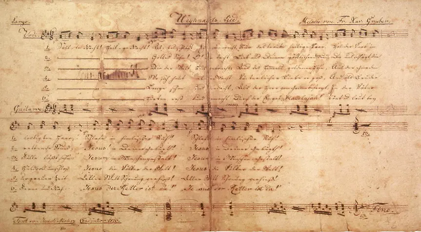 Преди 207 години за първи път е изпълнена коледната песен Тиха нощ, свята нощ