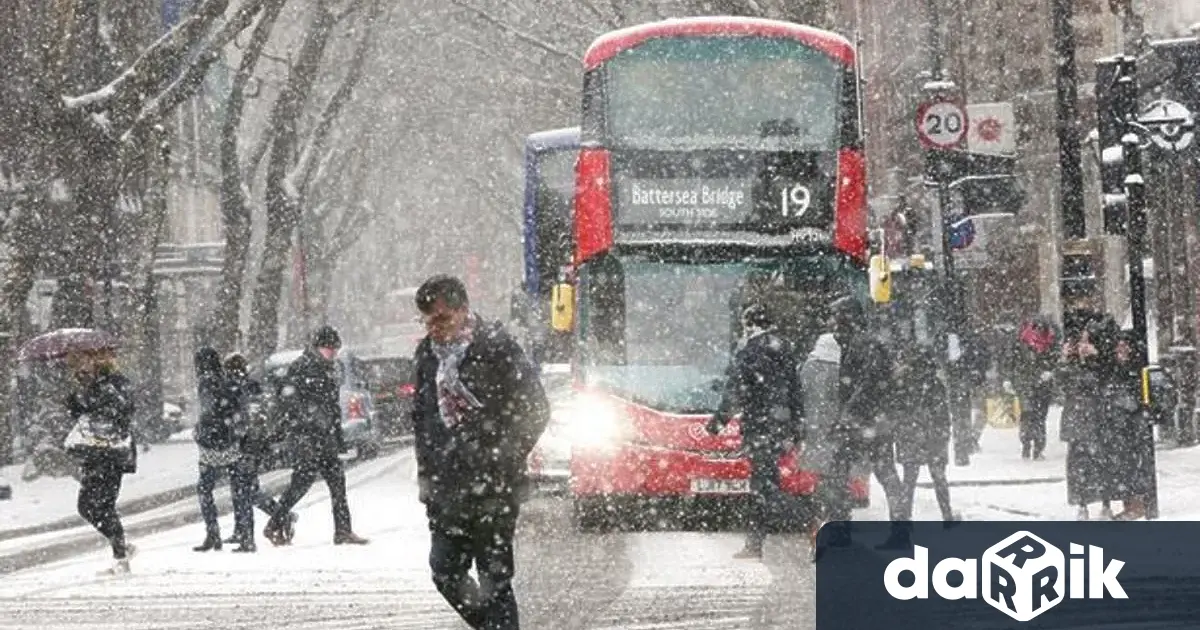 Продължава усложнената зимна обстановка в голяма част от Европа Очаква
